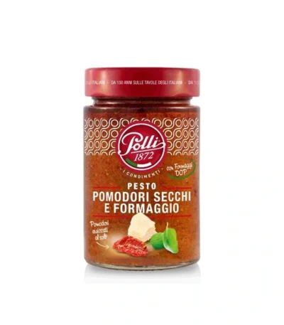 Pesto Pomodori e Formaggio z suszonych pomidorów i sera Grana Padano 190g POLLI