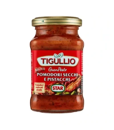 Pesto z suszonych pomidorów& pistacji 190 TIGULIO