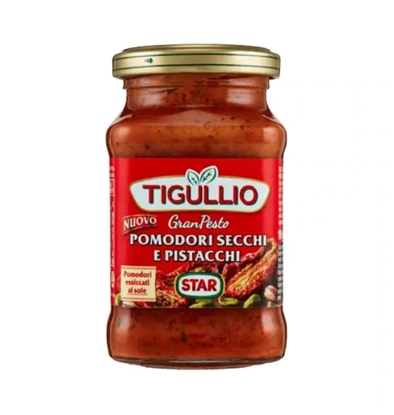 Pesto z suszonych pomidorów& pistacji 190 TIGULIO
