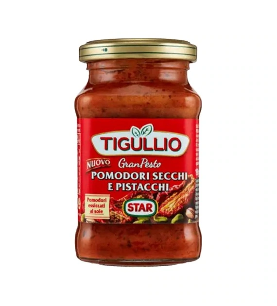 Pesto z suszonych pomidorów& pistacji 190 TIGULIO Pesto z suszonych pomidorów& pistacji 190 TIGULIO