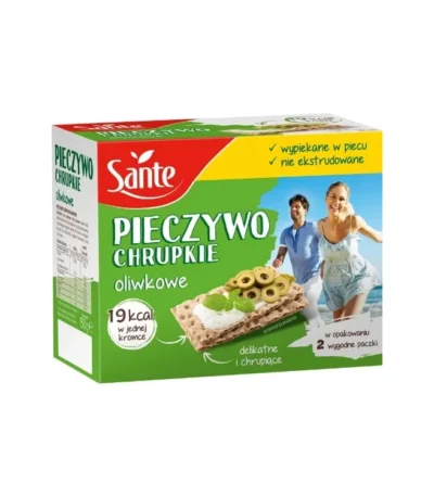 Pieczywo chrupkie oliwkowe 150g SANTE