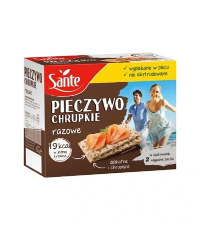 Pieczywo chrupkie razowe 150g SANTE
