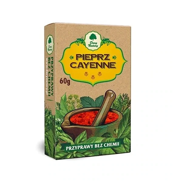 Pieprz cayenne 60g DARY NATURY