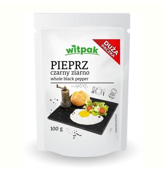 Pieprz czarny ziarno 100g WITPAK