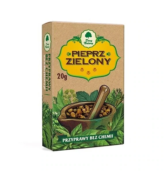 Pieprz zielony 20g DARY NATURY