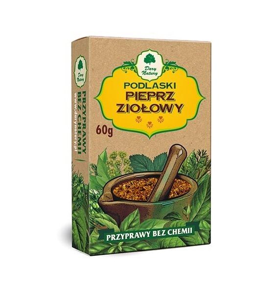 Pieprz ziołowy 60g DARY NATURY