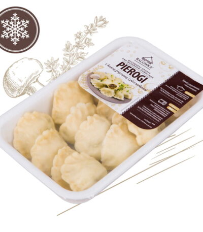 Pierogi z kaszą gryczaną i pieczarkami 400g BACÓWKA