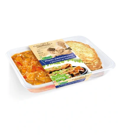 Placki ziemniaczane z gulaszem po węgiersku 400g GRZEŚKOWIAK