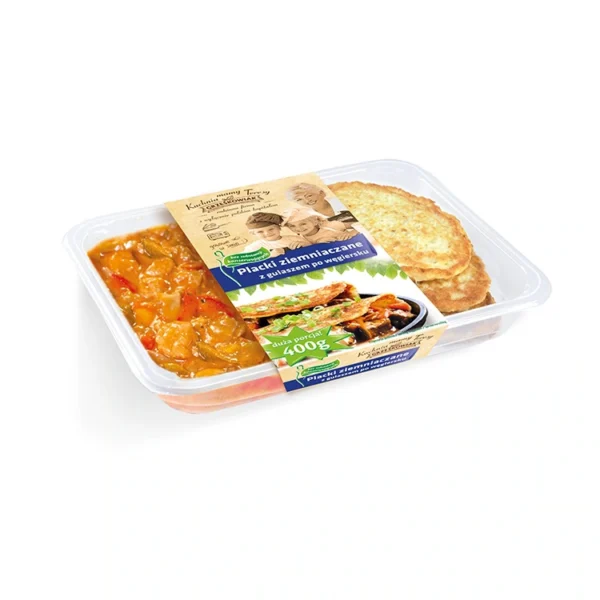 Placki ziemniaczane z gulaszem po węgiersku 400g GRZEŚKOWIAK