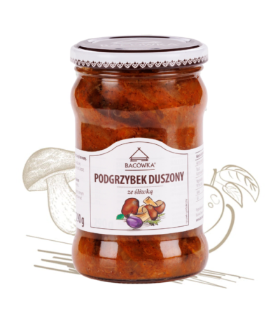 Podgrzybek duszony ze śliwką 290g BACÓWKA