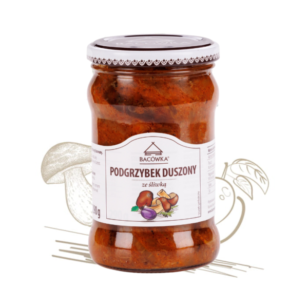 Podgrzybek duszony ze śliwką 290g BACÓWKA