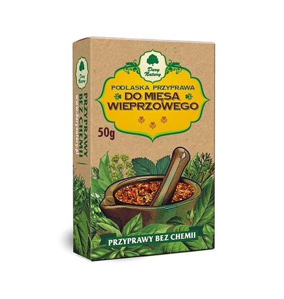 Podlaska przyprawa do mięsa wieprzowego 50g DARY NATURY