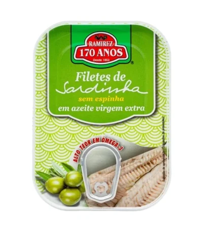 Portugalskie sardynki filety w oliwie z oliwek 100g RAMIREZ