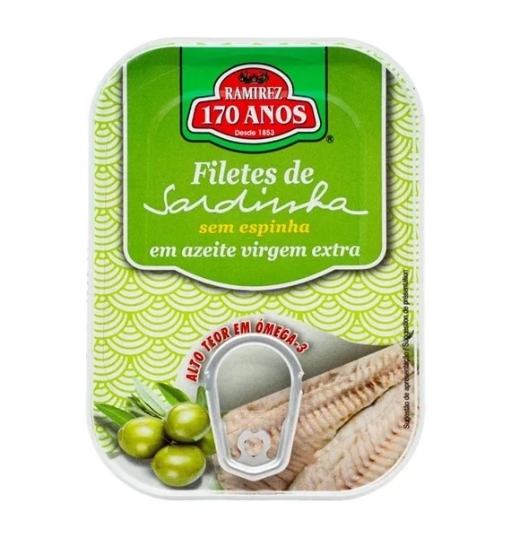 Portugalskie sardynki filety w oliwie z oliwek 100g RAMIREZ