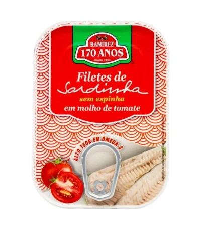 Portugalskie sardynki filety w sosie pomidorowym 100g RAMIREZ