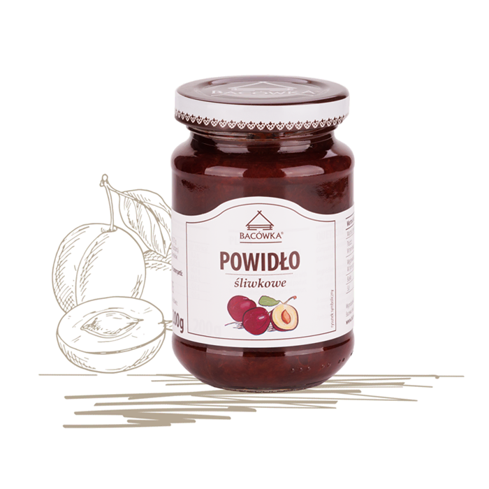 Powidło śliwkowe 200g BACÓWKA Powidło śliwkowe 200g BACÓWKA