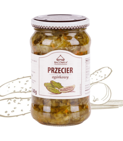 Przecier ogórkowy 340g BACÓWKA