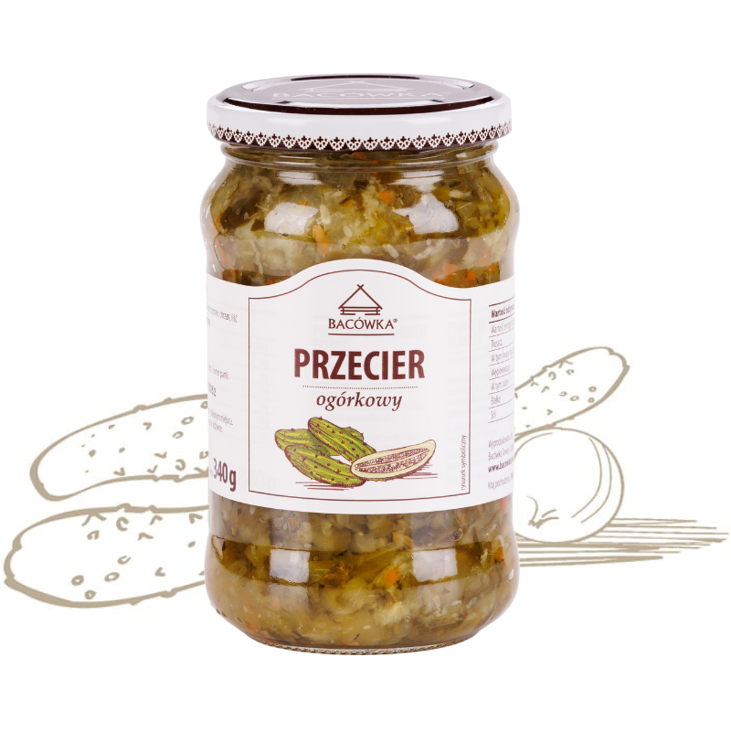 Przecier ogórkowy 340g BACÓWKA Przecier ogórkowy 340g BACÓWKA