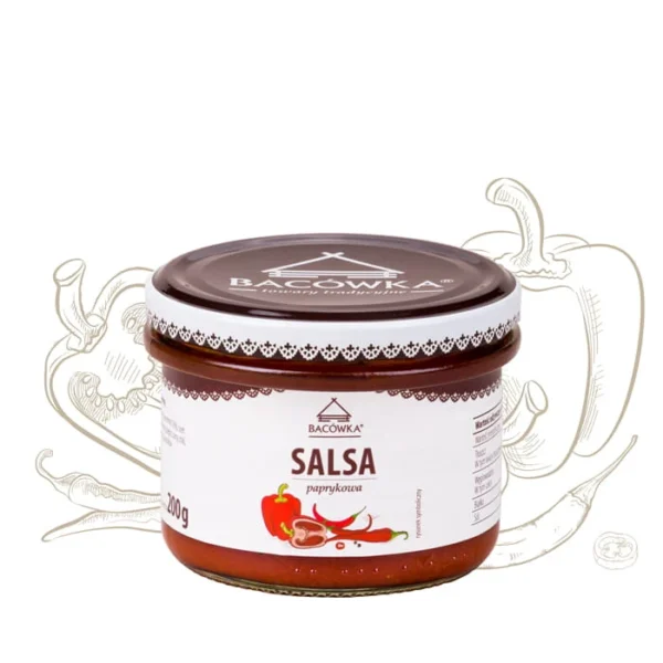 Salsa paprykowa 200g BACÓWKA