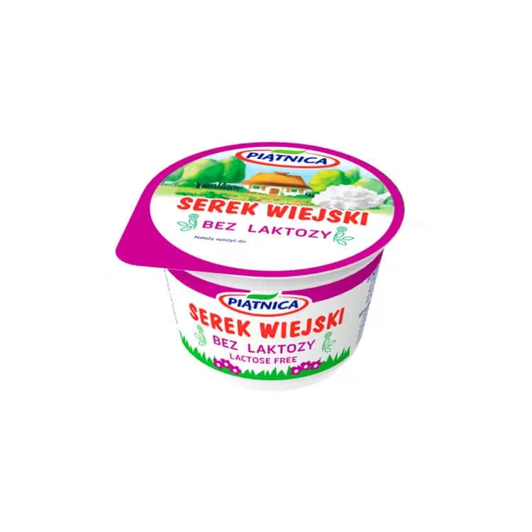Serek wiesjki bez laktozy 200g PIĄTNICA Serek wiesjki bez laktozy 200g PIĄTNICA