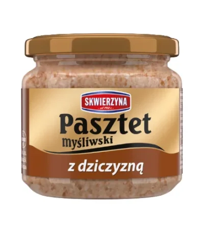 Skwierzyna Pasztet myśliwski z dziczyzną w słoiku 160g SANTE
