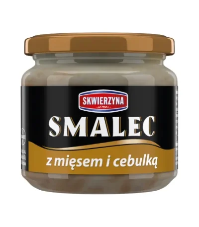 Skwierzyna Smalec z mięsem i cebulką 150g słoik SANTE