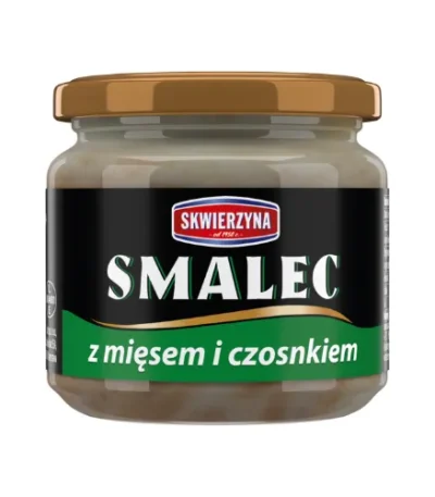 Skwierzyna Smalec z mięsem i czosnkiem 150g słoik SANTE