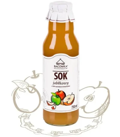 Sok jabłkowy 750ml BACÓWKA