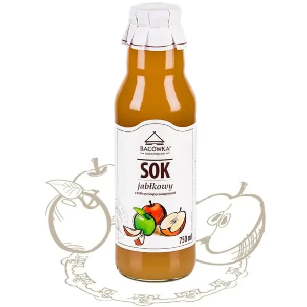 Sok jabłkowy 750ml BACÓWKA