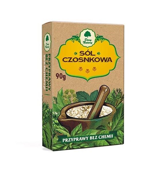 Sól czosnkowa 90g DARY NATURY
