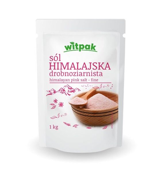 Sól himalajska drobnoziarnista 1kg WITPAK