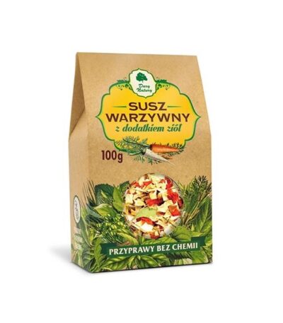 Susz warzywny z dodatkiem ziół 100g DARY NATURY