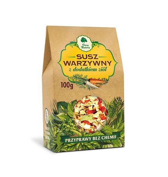 Susz warzywny z dodatkiem ziół 100g DARY NATURY