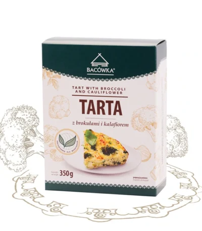 Tarta z brokułami i kalafiorem 350g BACÓWKA