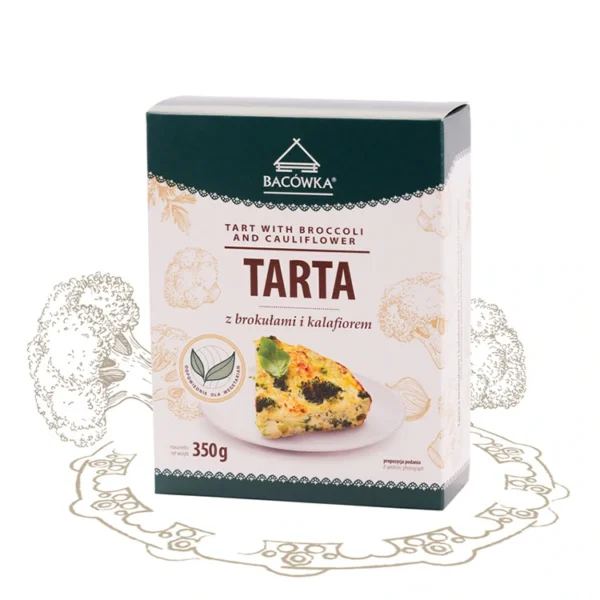 Tarta z brokułami i kalafiorem 350g BACÓWKA