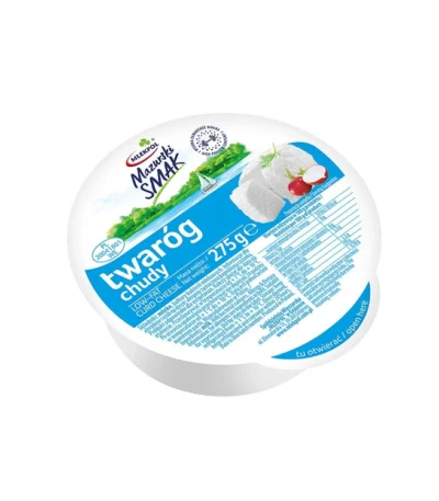 Twaróg lekki krążek 275g MAZURSKI SMAK