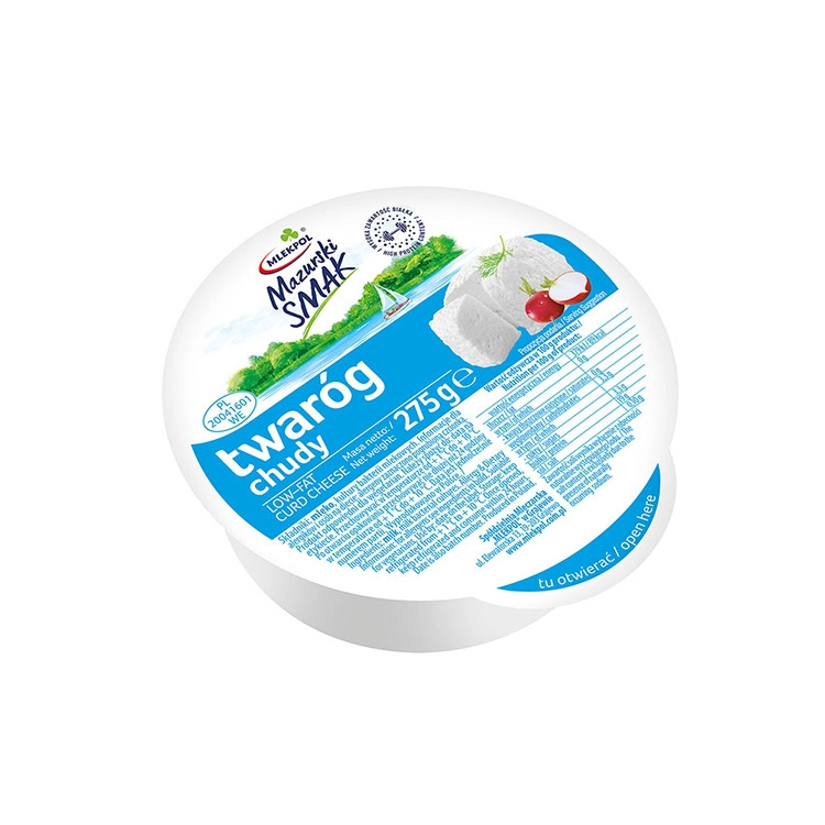 Twaróg lekki krążek 275g MAZURSKI SMAK Twaróg lekki krążek 275g MAZURSKI SMAK