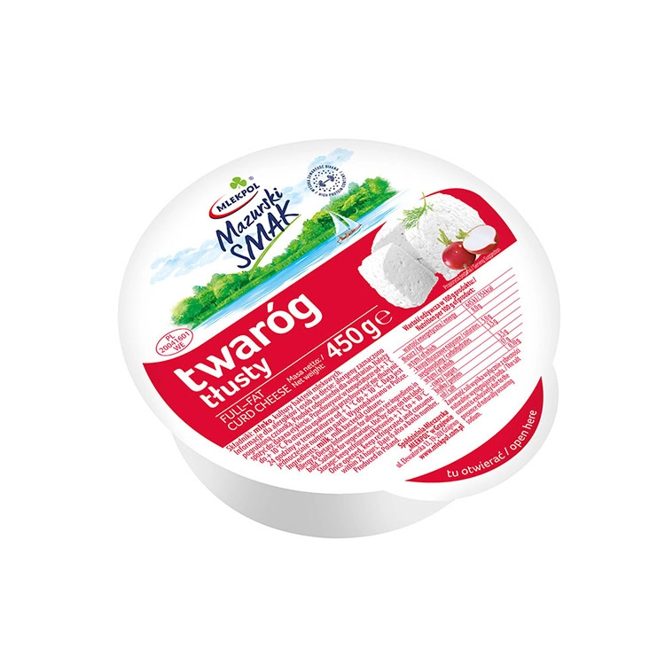 Twaróg tłusty krążek 450g MAZURSKI SMAK Twaróg tłusty krążek 450g MAZURSKI SMAK