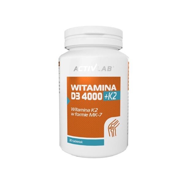 Vitamin D3 4000 + K2 (30 tabletek) ACTIVLAB
