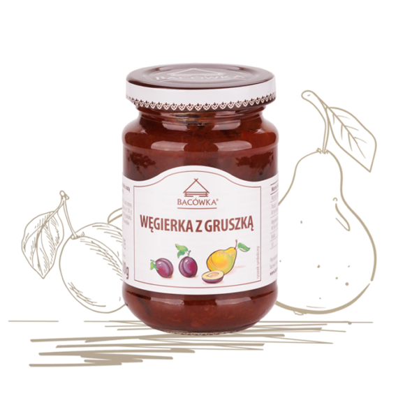 Węgierka z gruszką 200g BACÓWKA