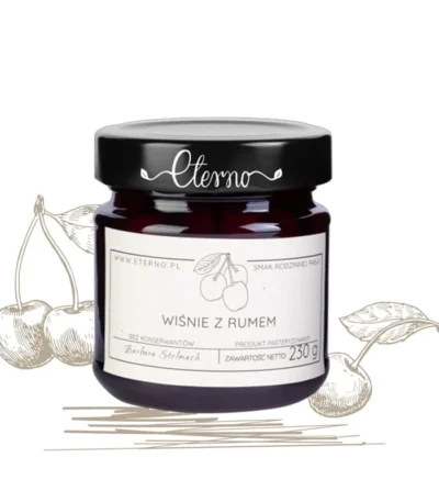 Wiśnie z rumem 230g ENTERO