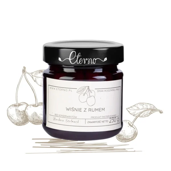 Wiśnie z rumem 230g ENTERO