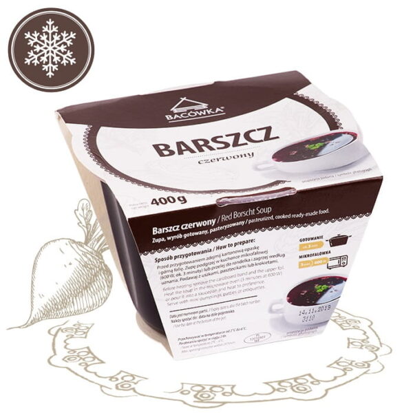 Zupa barszcz czerwony 400g BACÓWKA