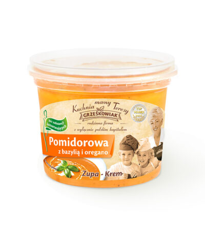 Zupa krem pomidorowa z bazylią i oregano 450g GRZEŚKOWIAK