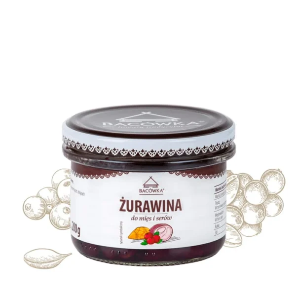 Żurawina do mięs i serów 200g BACÓWKA