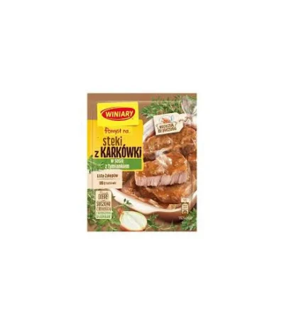 fix winiary 0010 FIX pomysł na steki z karkówki w sosie z tymiankiem 40g WINIARY