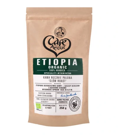 kawa etiopia sidamo organic 250g