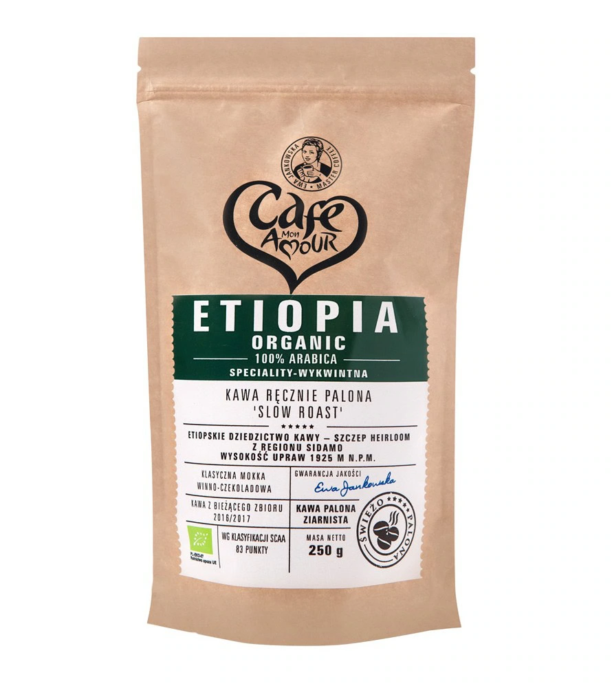 kawa etiopia sidamo organic 250g kawa etiopia sidamo organic 250g
