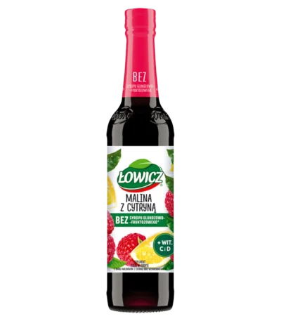 lowicz malina z cytryna syrop 400 ml 17696074791