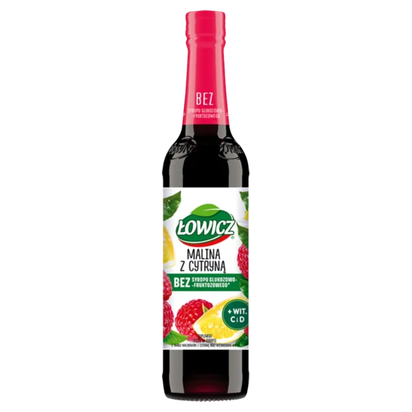lowicz malina z cytryna syrop 400 ml 17696074791